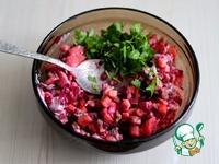 Салат со свининой и свеклой ингредиенты