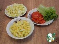 Салат с мочеными яблоками и помидорами ингредиенты