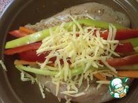 Куриная грудка, фаршированная овощами и сыром ингредиенты