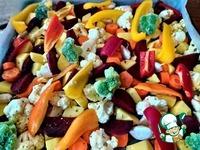 Печеные овощи в духовке ингредиенты