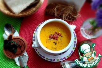 Рецепт: Сливочный суп-пюре из тыквы