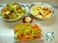 Груши с яблоками десертные ингредиенты