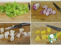 Салат из курицы, брынзы и апельсина ингредиенты