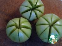Фаршированные зелёные помидоры ингредиенты