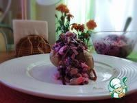 Салат с морской капустой, печёными овощами ингредиенты