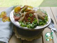 Салат из индейки и овощей-гриль Пикник ингредиенты
