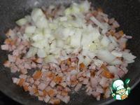 Перец, фаршированный овощами и копчёными колбасками ингредиенты