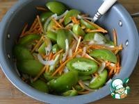 Острый салат из зелёных помидоров ингредиенты