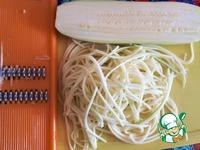 Кабачковые спагетти на спагетти ингредиенты