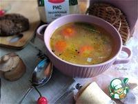 Лёгкий рисовый суп Овощное ассорти ингредиенты