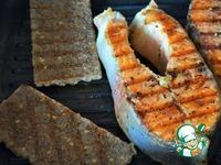 Сёмга с хлебцами-гриль и томатным гарниром ингредиенты
