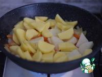 Тушеный картофель с фасолью и овощами ингредиенты