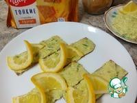 Творожная закуска Щедрая с авокадо и лимоном ингредиенты
