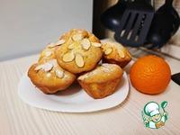 Ванильные маффины с мандаринами и миндалем ингредиенты