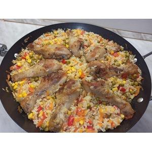 Рис с курицей по-каталонски
