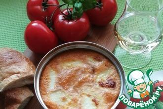 Рецепт: Запечённая моцарелла в томатном соусе