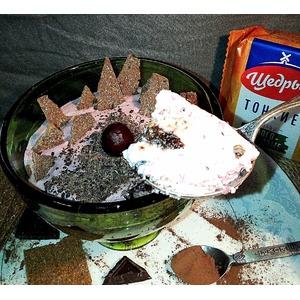 Творожный десерт Вишня с шоколадом