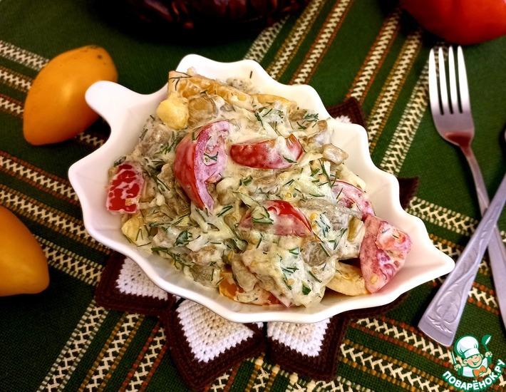Рецепт: Салат из баклажанов