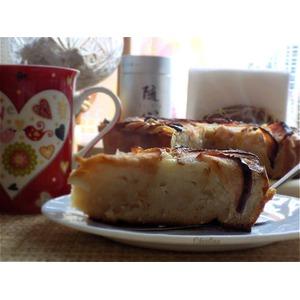 Яблочно-кабачковый овсяный пирог