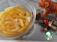 Сметанно-персиковое желе ингредиенты