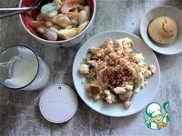 Фруктовый салат с йогуртом и печеньем ингредиенты