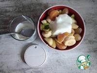 Фруктовый салат с йогуртом и печеньем ингредиенты