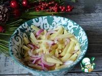 Капустный салат с креветками и яблоком ингредиенты