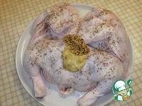 Курица, запечённая с луком и яблоками ингредиенты