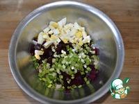Пикантный салат из сельди и свеклы ингредиенты