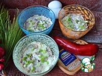 Салат с рисом и консервированной рыбой ингредиенты