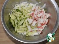 Салат из крабовых палочек по-новому ингредиенты