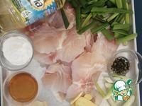 Рыба с имбирем и зеленым луком ингредиенты