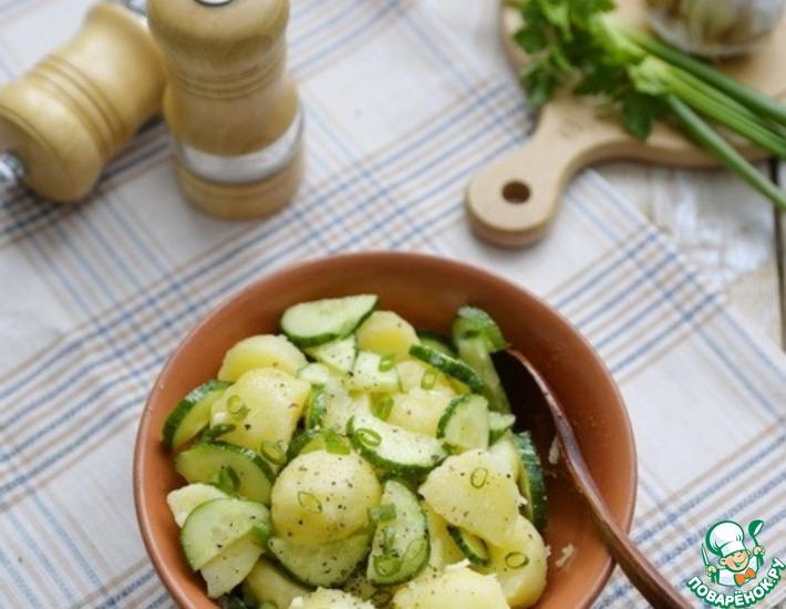Рецепт: Весенний картофельный салат