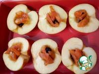 Яблоки печеные с корицей, курагой, орехами ингредиенты