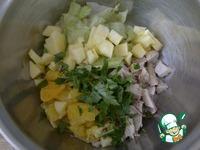 Салат из куриного филе с апельсинами ингредиенты