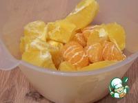 Десерт апельсиново-мандариновый с сыром ингредиенты