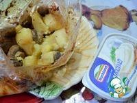 Запечённый картофель с грибами и сыром ингредиенты