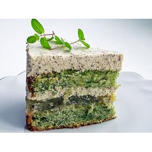 Мятный зеленый торт