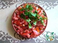 Итальянский салат с тунцом и помидором ингредиенты