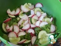 Салат с авокадо, семгой и моцареллой ингредиенты