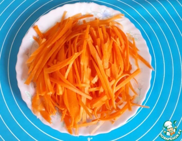 Как нарезать морковь без специальной терки для салатаМорковь по-корейски