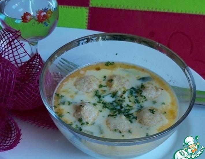 Рецепт: Рыбный суп с фрикадельками