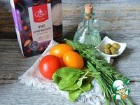 Салат с рисом и помидорами ингредиенты