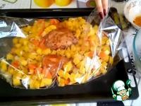 Картофель с курицей в рукаве ингредиенты