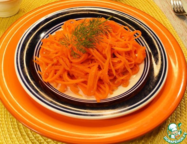 Рецепт: Сочный салат из моркови за 5 минут