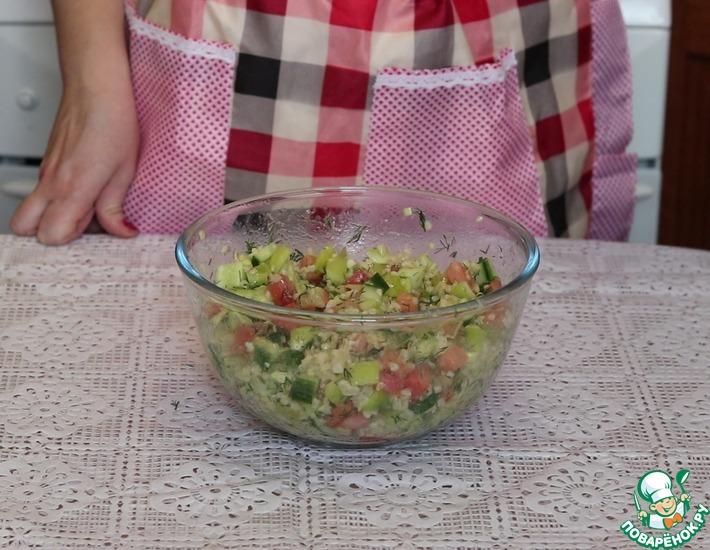 Рецепт: Турецкий салат с булгуром