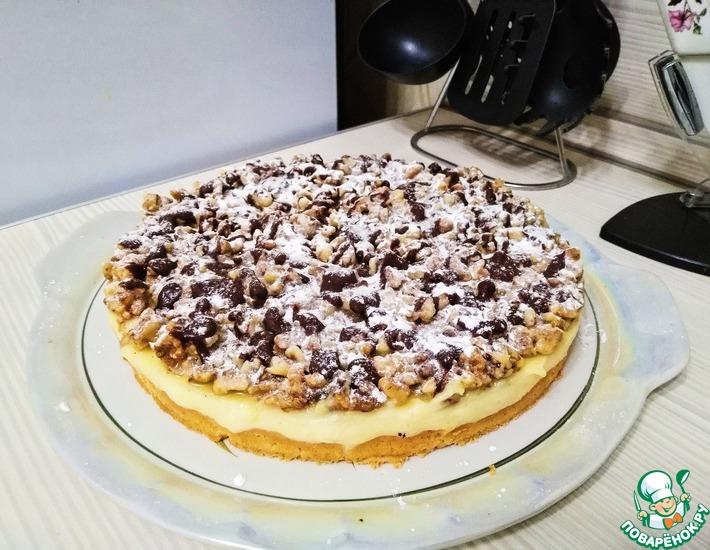 Рецепт: Ванильный пирог с орехами
