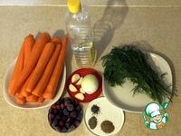 Морковный салат с клюквой и облепихой ингредиенты