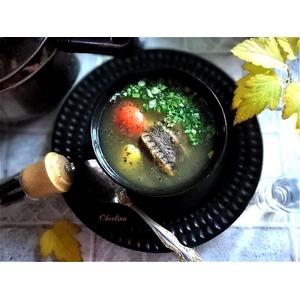 Уха или рыбный суп из стерляди