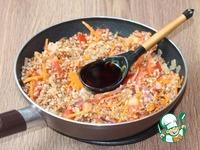 Куриная печень с гречкой и овощами ингредиенты